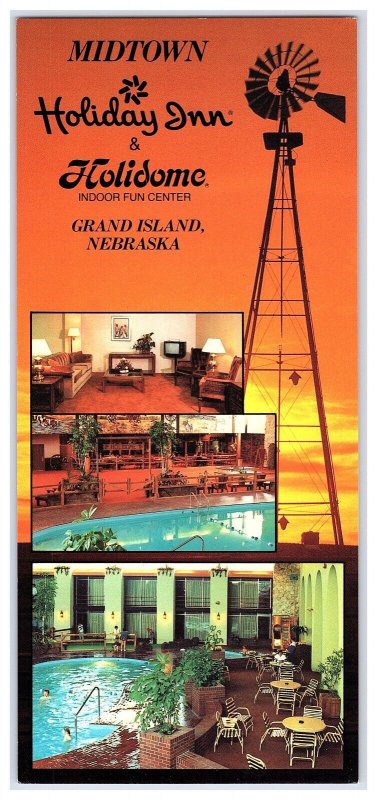 Midtown Holiday Inn & Holidome Grand Island NE Panoramic Multi View Postcard