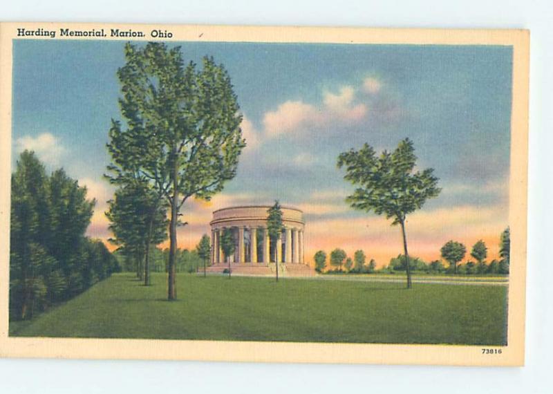 Linen MONUMENT SCENE Marion Ohio OH F2618