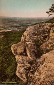 New York Ulster County Lake Minnewaska The Old Man Of Millbrook Mountain Hand...