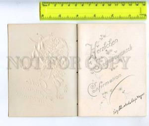 241886 GERMANY KLEIN Confirmation folding embossed brochure