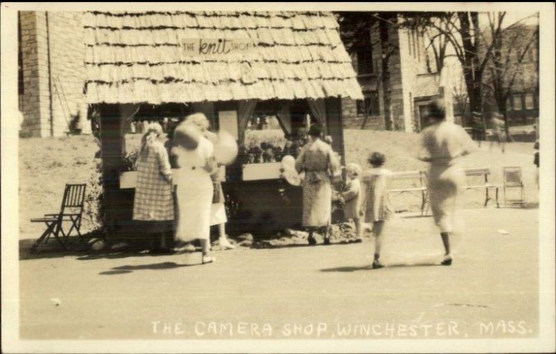 Winchester MA Enka Street Fair - Real Photo Postcard #10