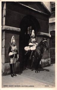 BR79944 horse guards sentries whitehall london real photo military militaria uk