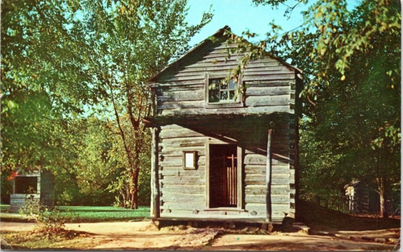 Postcard IL New Salem State Park - Samuel Hill Cabin