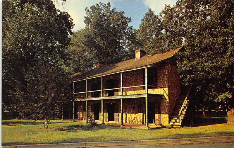 Nacogdoches Texas 1960s Postcard The Old Stone Fort SFA College Campus