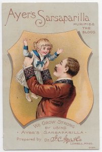 Dr J.C. Ayer & Co, Lowell, Ma Ayer's Sarsaparilla Advertising Card (49405)