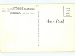 Pre-1980 LAKE SCENE Chicot Lake - Near Lake Village & Mcgehee Arkansas AR AE4024