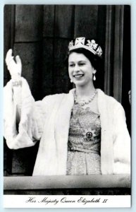 RPPC  Her Majesty QUEEN ELIZABETH II ~ Royalty Tuck Real Photo c1950s  Postcard