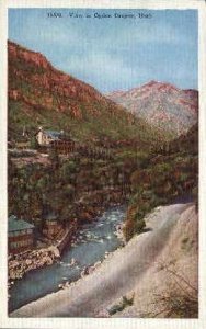 View of Ogden Canyon - Utah