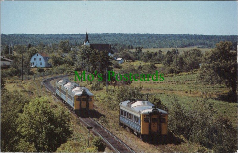Canada Postcard - Passenger Trains at Merigomish, Nova Scotia, Canada RS31706