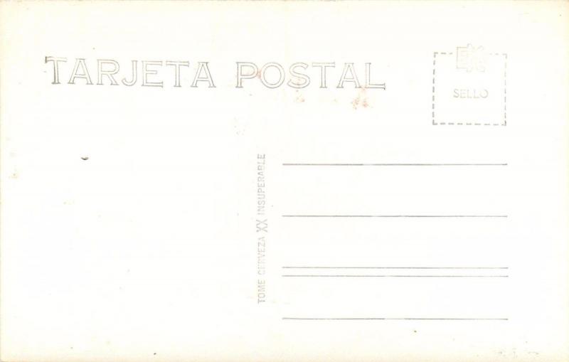 Vista Del Hotel, C. De Valles, Mexico Real Photo Postcard