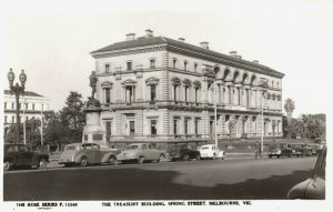 Australia The Treasury Building Spring Street Melbourne Victoria RPPC 03.94