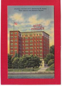 Hotel Fensgate Boston Massachusetts Linen Postcard