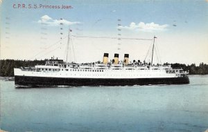 SS Princess Joan Canadian Pacific Line Ship 1939 