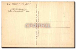 Old Postcard Guerande La Porte Vannetaise