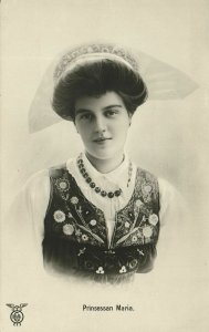 sweden, Princess Maria Pavlovna, Grand Duchess of Russia (1910s) RPPC Postcard 4