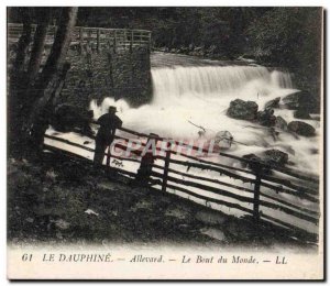 Old Postcard The Dauphine Allevard Le Bout du Monde