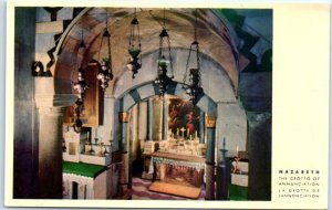 Postcard - The Grotto of Annunciation, Nazareth, Israel 