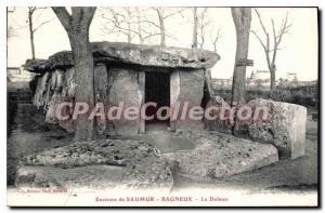 Postcard Old Saumur Bagneux Dolmen