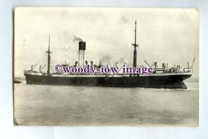 pf0258 - Blue Funnel Cargo Ship - Autolycus , built 1922 - postcard