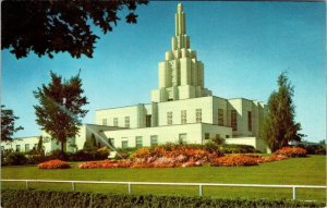 Idaho Falls, ID Idaho   MORMON TEMPLE  Church Of Latter Day Saints  Postcard