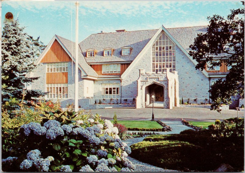 Government House Victoria BC c1975 Vintage Postcard F44