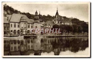 Old Postcard Dinant L & # 39Hotel City and Post Office