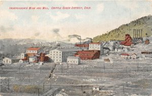 J17/ Cripple Creek Colorado Postcard c1910 Independence Mine Mill  133