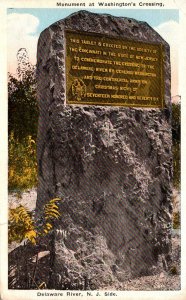 New Jersey Delaware River Monument At Washington's Crossing 1923