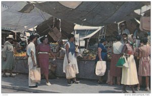 CURACAO, Netherlands West Indies; Floating Market , 50-60s