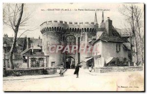 Old Postcard Chartres La Porte Guillaume Tobacco