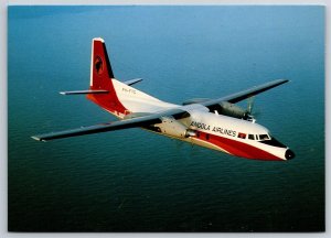 Airplane Postcard TAAG Angola Airlines Airways Fokker F27 Mk600 PH-FTG FU13