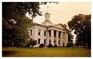 Postcard BUILDING SCENE Vandalia Illinois IL AT5563