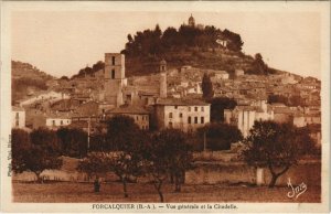 CPA FORCALQUIER - Vue générale et la Citadelle (142918)