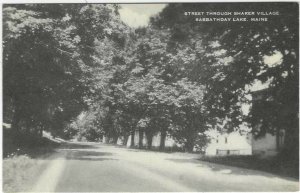 Street Through Shaker Village, Sabbathday Lake, Maine