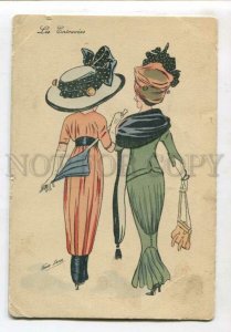 3129251 FASHION Les Entravees by SAGER Vintage ART NOUVEAU PC