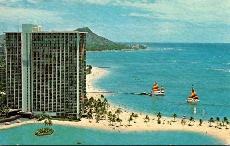 Hawaii Honolulu Hilton Hawaiian Village 1976