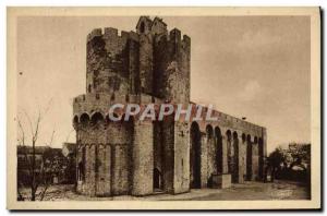 Old Postcard Les Saintes Maries De La Mer L & # 39Eglise