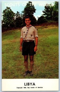 c1968's Libya Scouts Of The World Boy Scouts Of America Youth Vintage Postcard