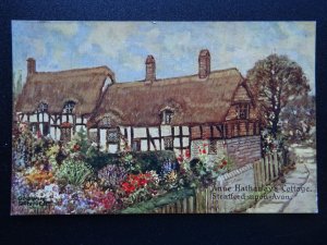 Warwickshire Collection 4 x STRATFORD ON AVON Anne Hathaways House Old Postcards