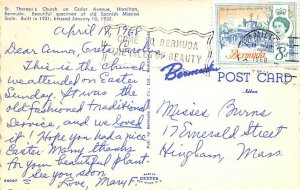 St. Theresa's Church Hamilton Bermuda Postcard