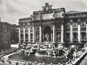 Postcard - Fountain of Trevi - Rome, Italy