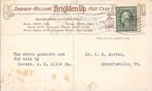 Sherwin Williams Boston, MA, USA Advertising Postal Used Unknown 