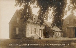 Dunstan Corner ME Old King House 1st Gov. of Maine Born Real Photo Postcard