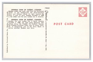Historic Old QUEBEC Canada Banner Multi View Postcard