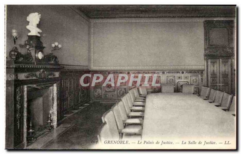 Grenoble - The Palace of Justice - The Hall of Justice - Old Postcard