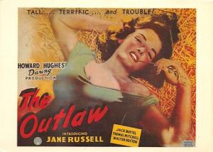 The Outlaw Movie Poster Postcard