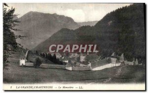 Old Postcard La Grande Chartreuse Monastery The