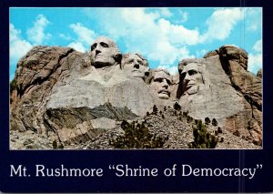 South Dakota Black Hills Mount Rushmore Shrine Of Democracy