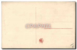 Old Postcard Fantasy Flowers Toilée