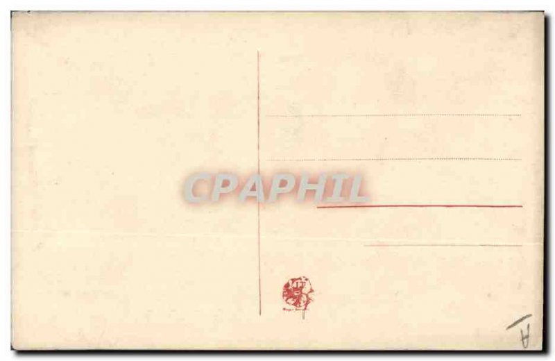 Old Postcard Fantasy Flowers Toilée